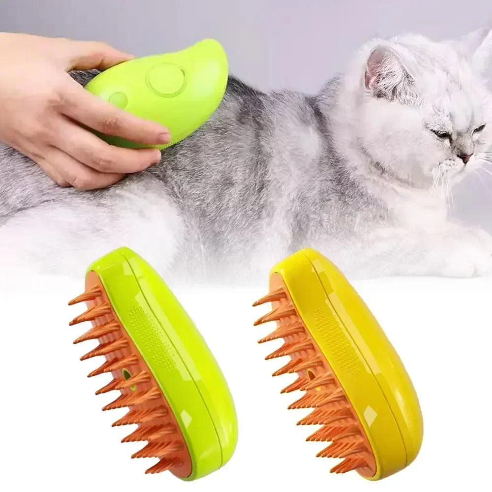 Steamy Brush for Cats