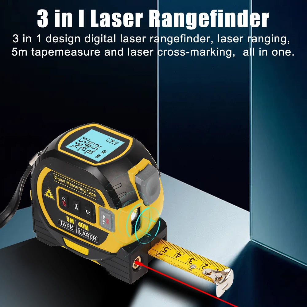 3 in 1 Laser Measure Tape