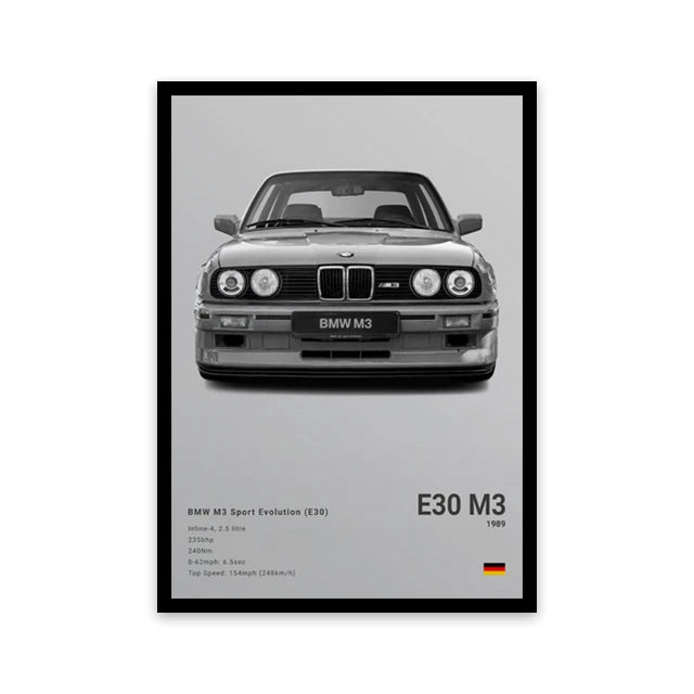 Car Wall Art Canvas