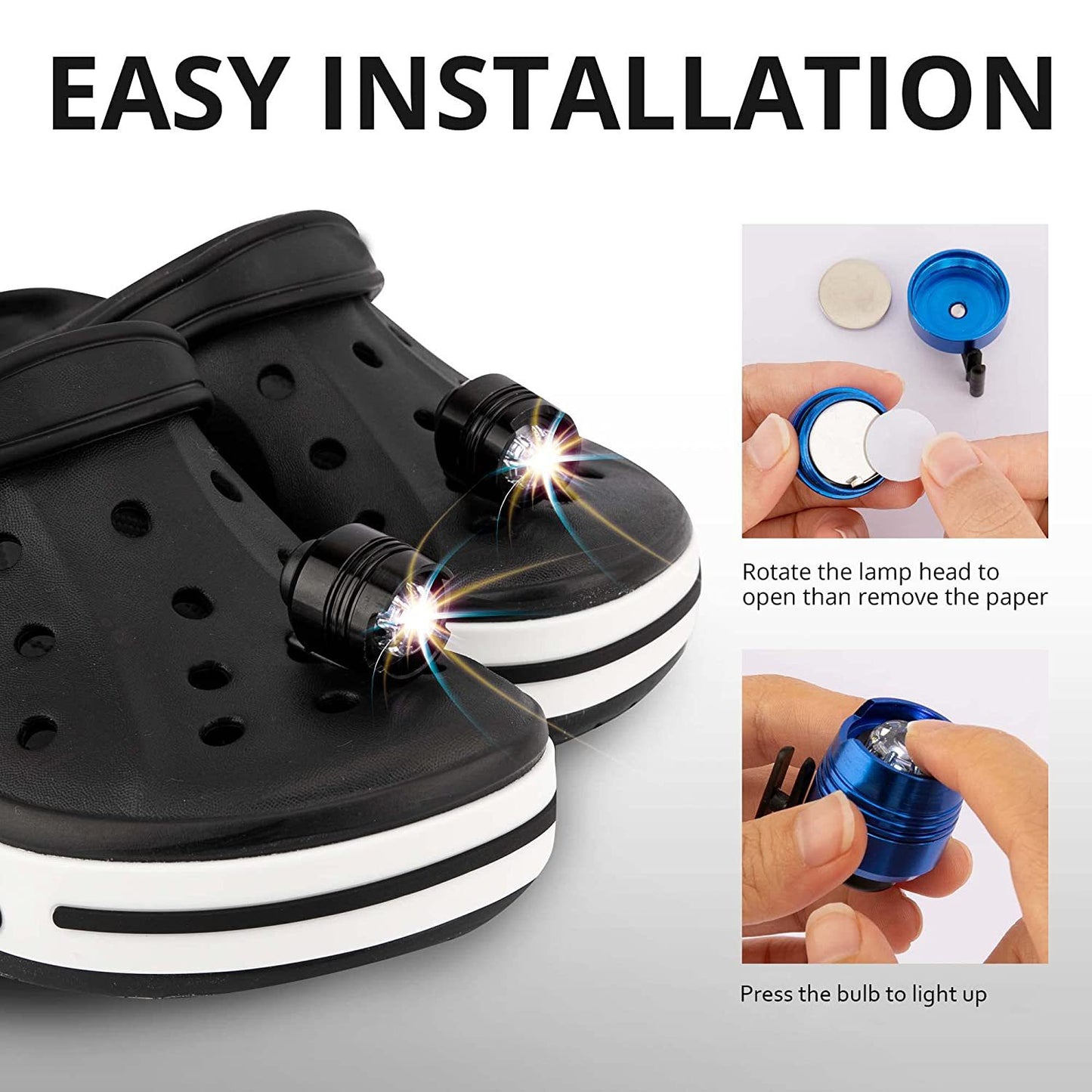 2x Light for Crocs